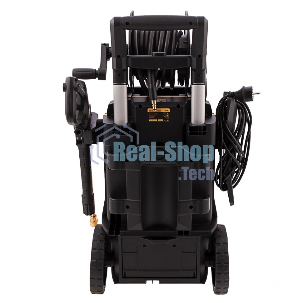 Моечная машина высокого давления Denzel R-210iD, 2600 Вт, 210 бар, 8,0 л/мин, асинх. двиг., бараб.