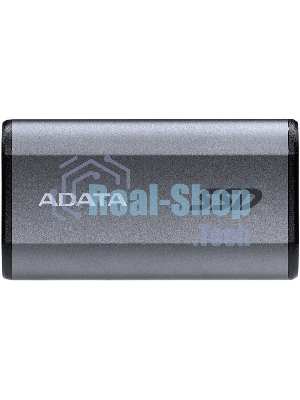 Внешний SSD ADATA Elite SE880, 2TB, USB 3.2 Gen 2x2 Type-C, R/W 2000/2000, серый