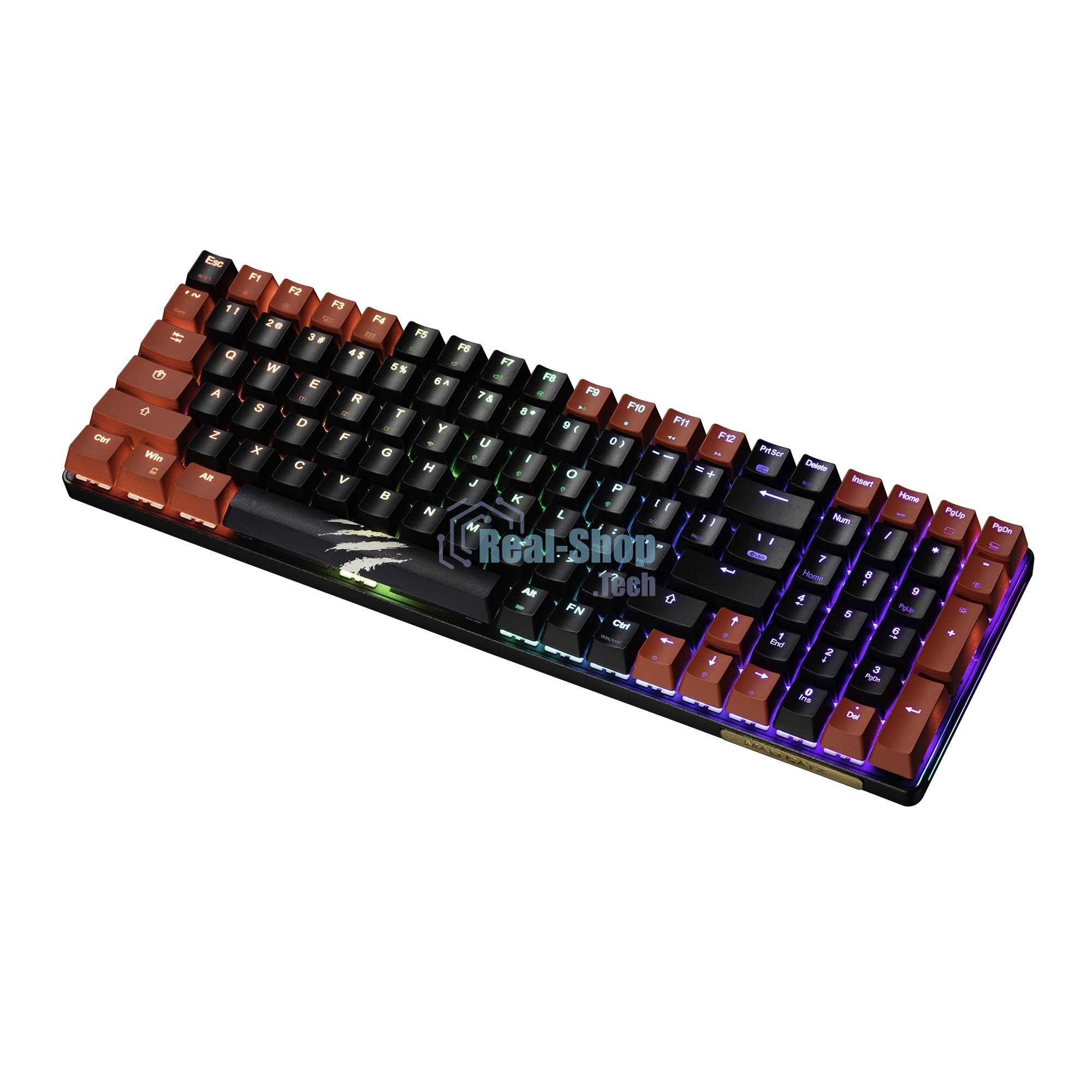 Клавиатура Mad Catz S.T.R.I.K.E. 11 гибридная, Bluetooth, радиоканал, чёрный