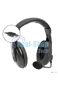 Гарнитура проводная Defender Gryphon 750U USB, черный, 1.8м кабель