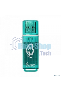 Флешка USB Smartbuy 4 Gb USB USB 2.0 Smartbuy Glossy series зеленый (SB4 GbGS-G)