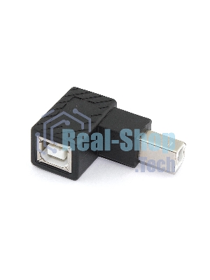 Угловой удлинитель USB Type B с поворотом вправо