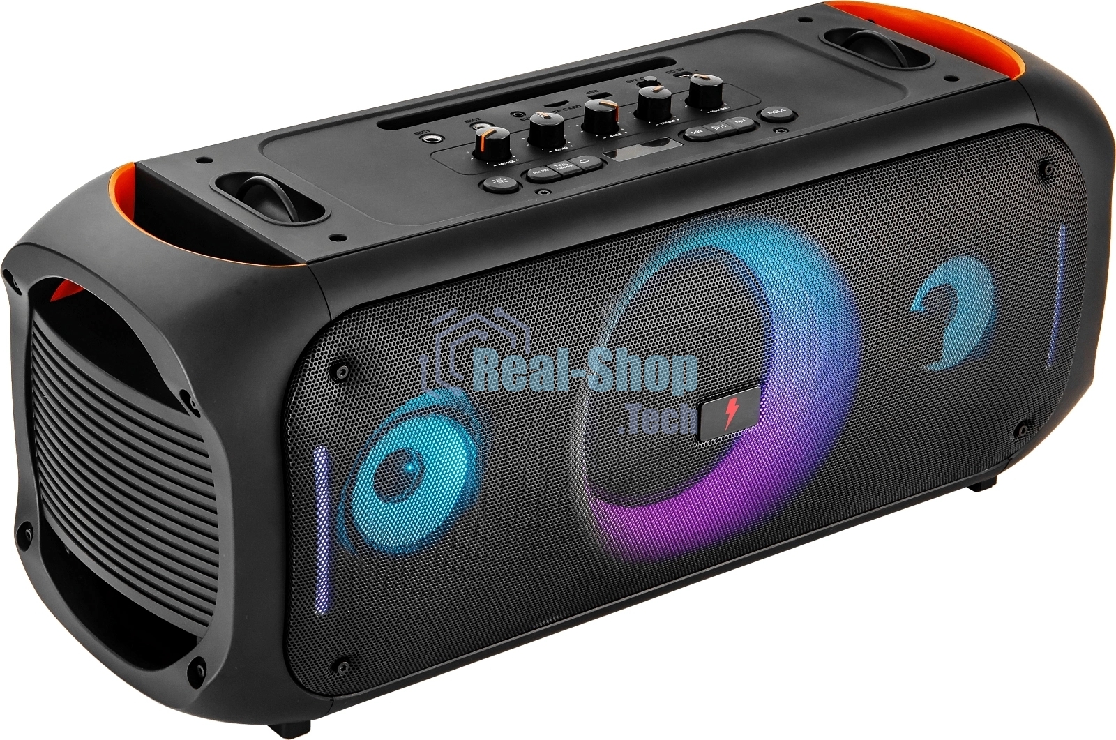 Колонка портативная Ural Молния 7500 черный 750W 2.1 BT/3.5Jack 6000mAh (УРАЛ МОЛНИЯ 7500)