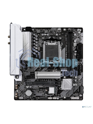 Материнская плата Gigabyte B650M GAMING WIFI6E, AM5, AMD B650, 2xDDR5, 4xSATA, 1xM.2, 1xPCIe 4.0 x16, 1xPCIe 3.0 x1, 1xD-Sub, 1xHDMI (v2.1), 1x2.5Gb LAN, Wi-Fi 6, Bluetooth 5.3, 2xUSB-A 5Gbps, 5xUSB-A 2.0, 3x3.5 мм, 7.1, mATX