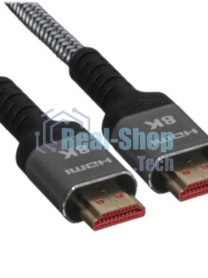 Кабель iOpen HDMI 19M/M,ver. 2.1 8KX60Hz (Econom) оплетка 5m ACG859B-5.0