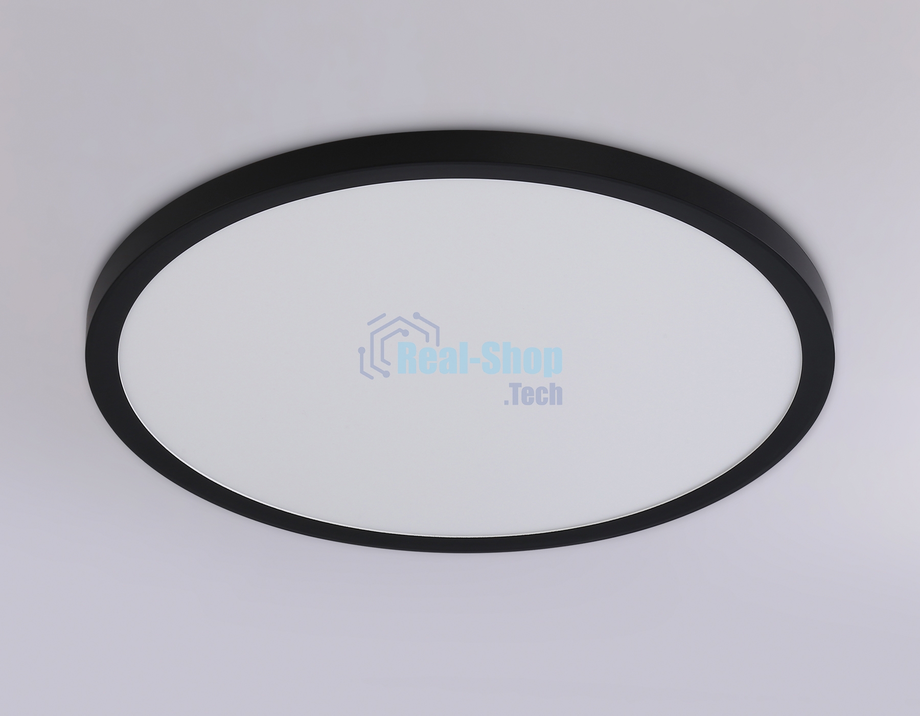 Светильник светодиодный ультратонкий Ambrella light FZ1961 BK черный IP54 40W 5000K D470*15 (Без ПДУ)