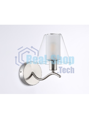 Настенный светильник Ambrella light LH57085 SN/FR никель/белый матовый E14 max 40W 230*140*200