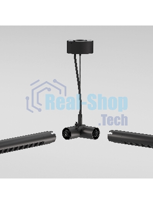 Набор подвеса угловой с вводом питания (черный) 85195/00 Module System
