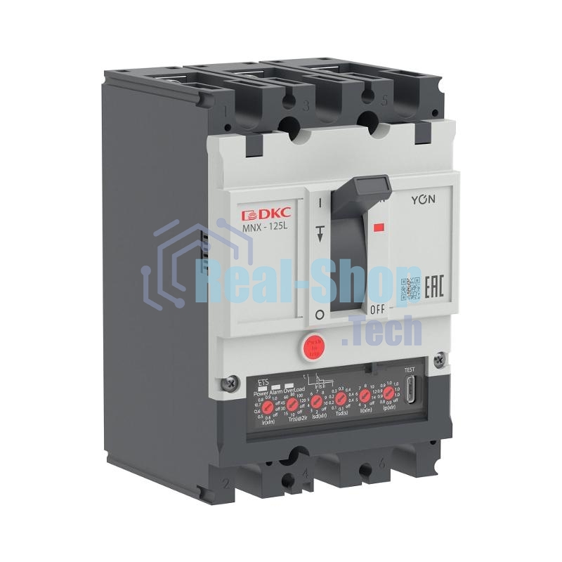 Выключатель автоматический DKC YON pro MNX125L 3P 125A 70kA при AC415V расц. ETS.