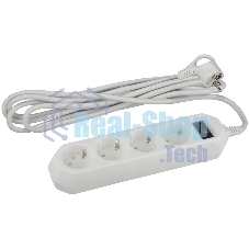 Сетевой фильтр ЭРА USF-M-4es-1.5m-W, 1.5м, белый б0019741