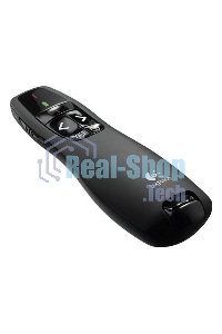 Презентер беспроводной Logitech R400 черный, радиоканал, USB, кнопки - 5