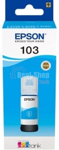 Чернила Epson 103C C13T00S24A голубой (65 мл) для Epson L3100/3110/3150