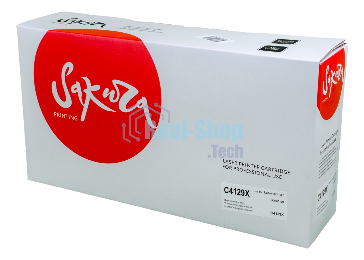 Картридж Sakura C4129X для HP5000/5100, черный, 10000 к.