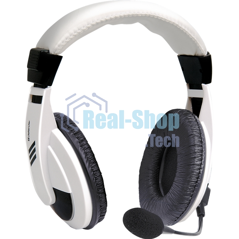 Гарнитура проводная Defender Gryphon 750 белый, кабель 2 м