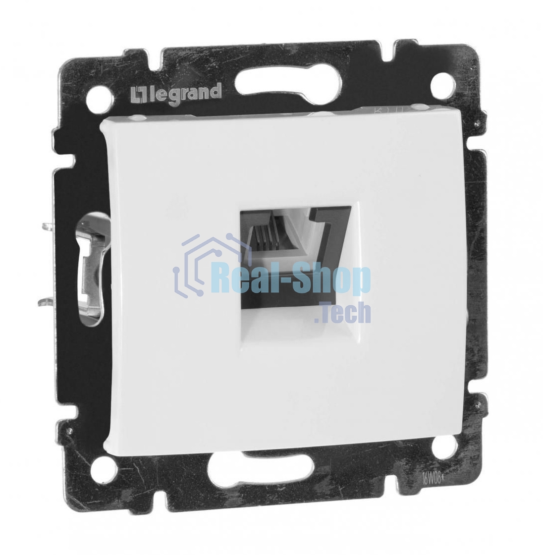 Legrand Legrand 774438 Розетка телефонная Valena RJ11 4 контакта 1 коннектор (белая)