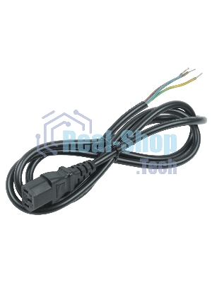 Шнур питания ITK PC-C13N-2M C13 проводник.:3x1.5мм2 2м 230В 10А (упак.:1шт) черный