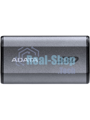 Внешний SSD ADATA Elite SE880, 1TB, USB 3.2 Gen 2x2 Type-C, R/W 2000/2000, серый