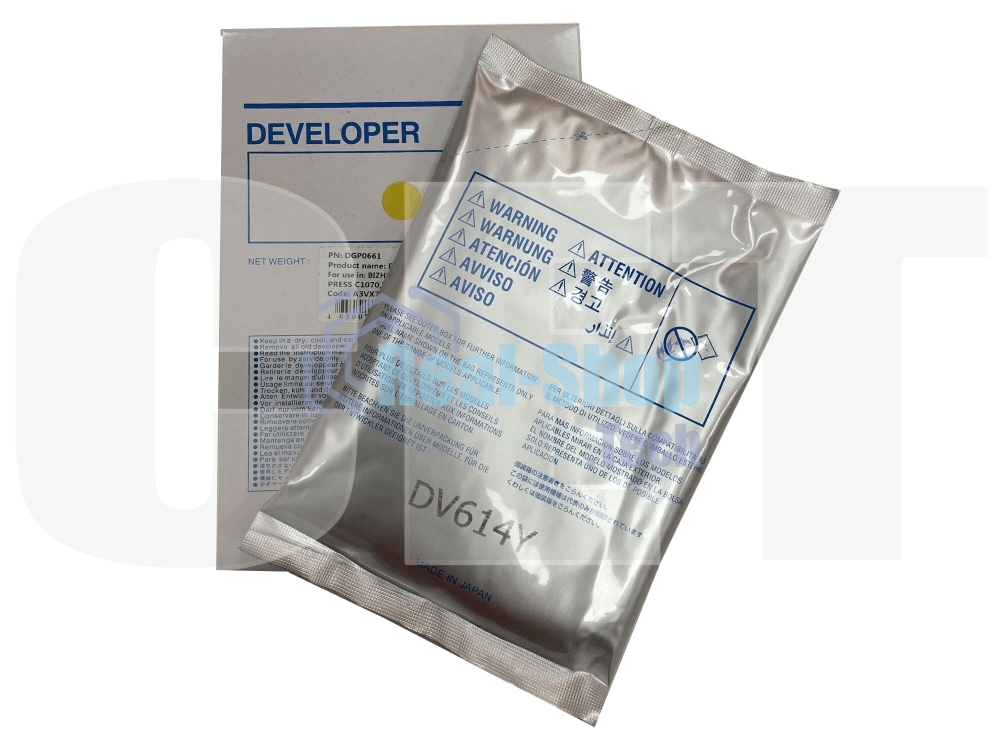 Девелопер для KONICA MINOLTA AccurioPress C2060 CET Yellow, 630г, DGP0661