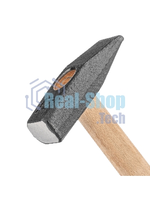 Молоток Сибртех слесарный, 500 г, квадратный боек, деревянная рукоятка