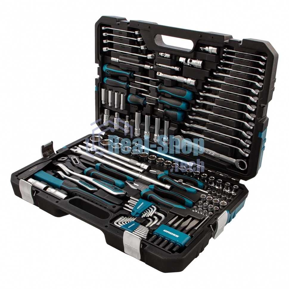 Набор инструментов Gross 115 пред., 120 зубьев, CrV, 1/4