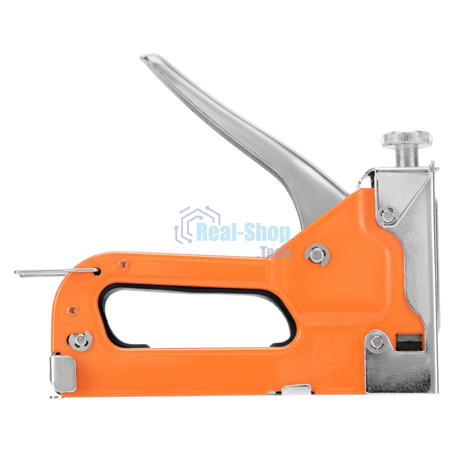 Степлер Sparta мебельный регулируемый со скобами 200шт тип скобы №53 4-14мм