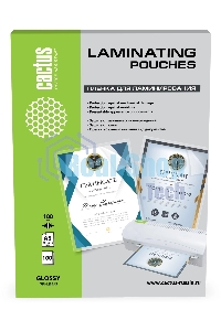 Пленка для ламинирования Cactus 100мкм A5 (100 шт) глянцевая154x216 мм CS-LPGA5100100