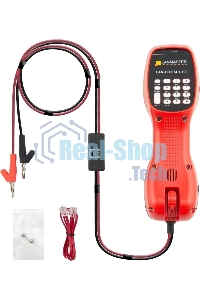 Трубка телефонная Lanmaster LAN-TELESET-100 для тестирования красный