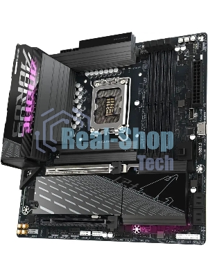 Материнская плата Gigabyte B860M AORUS ELITE WIFI6E, LGA 1851, Intel B860, 4xDDR5, 4xSATA, 3xM.2, 1xPCIe 5.0 x16, 1xPCIe 4.0 x4, 1xHDMI, 1xDP, 1xUSB4 Type-C, 1x 2.5Gb LAN, 4xUSB-A 3.2 Gen 1, 2xUSB-A 3.2 Gen 2, 4xUSB-A 2.0, 7.1, mATX