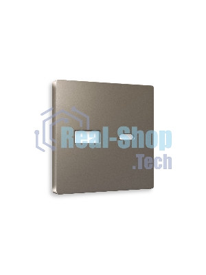 Лицевая панель ALFA (Темная бронза матовый) для розетки 2USB тип A+C QUANT AP6410