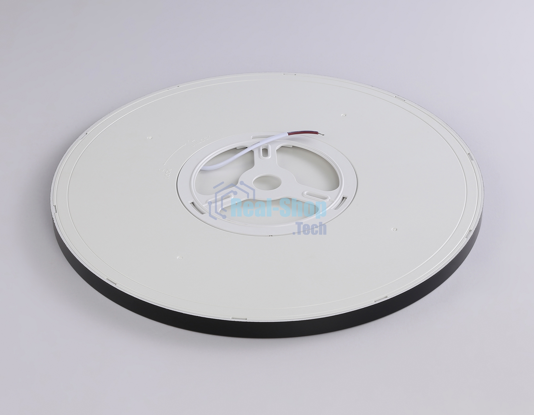 Светильник светодиодный ультратонкий Ambrella light FZ1961 BK черный IP54 40W 5000K D470*15 (Без ПДУ)