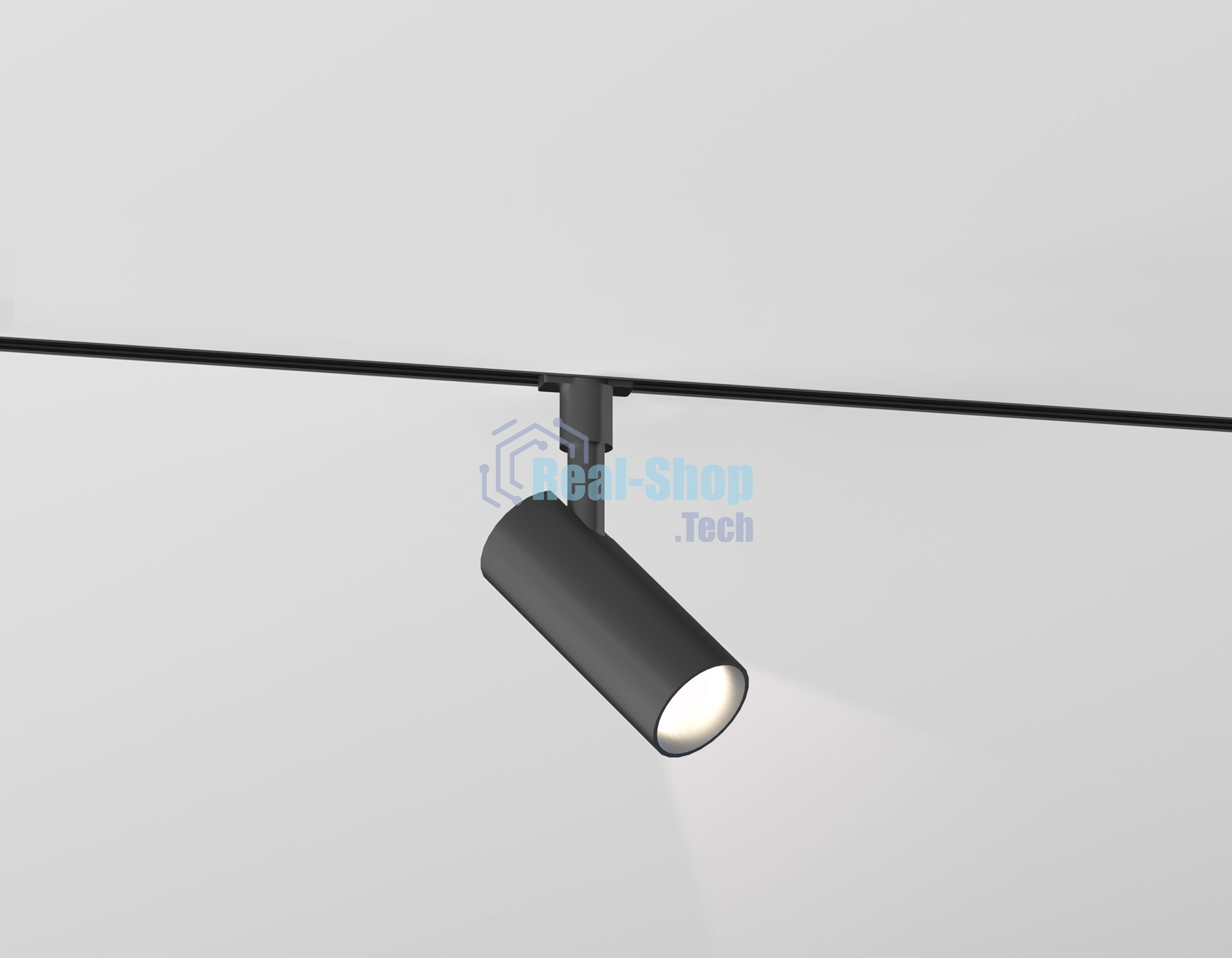 Трековый светильник GL2301 BK черный IP20 6W 3CCT 3000/4200/6400K 48V D35*80