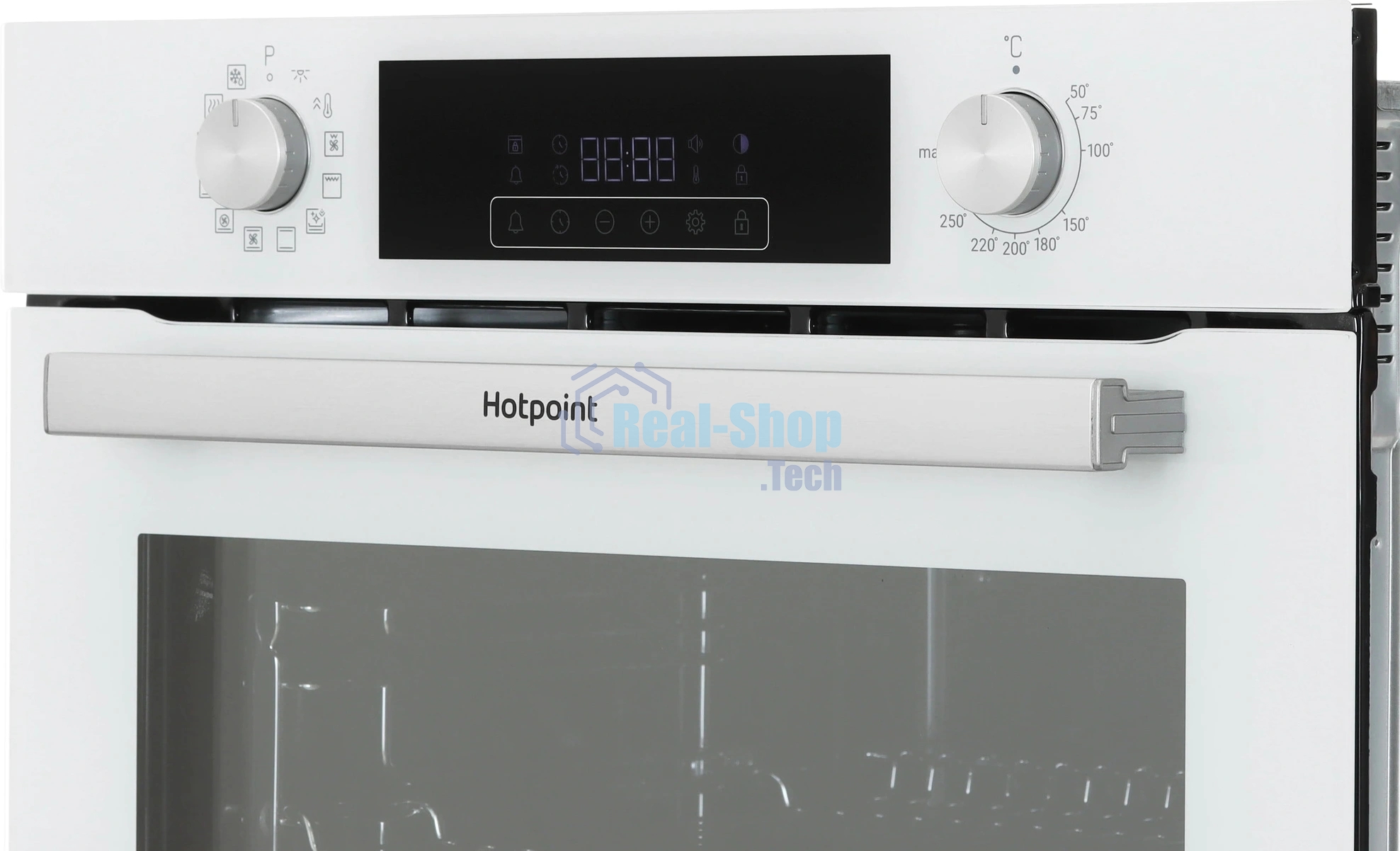 Встраиваемый электрический духовой шкаф Hotpoint HFE9 1231 JSH WHG, 72 л, 280 °C, конвекция, гриль, очистка паром, класс A