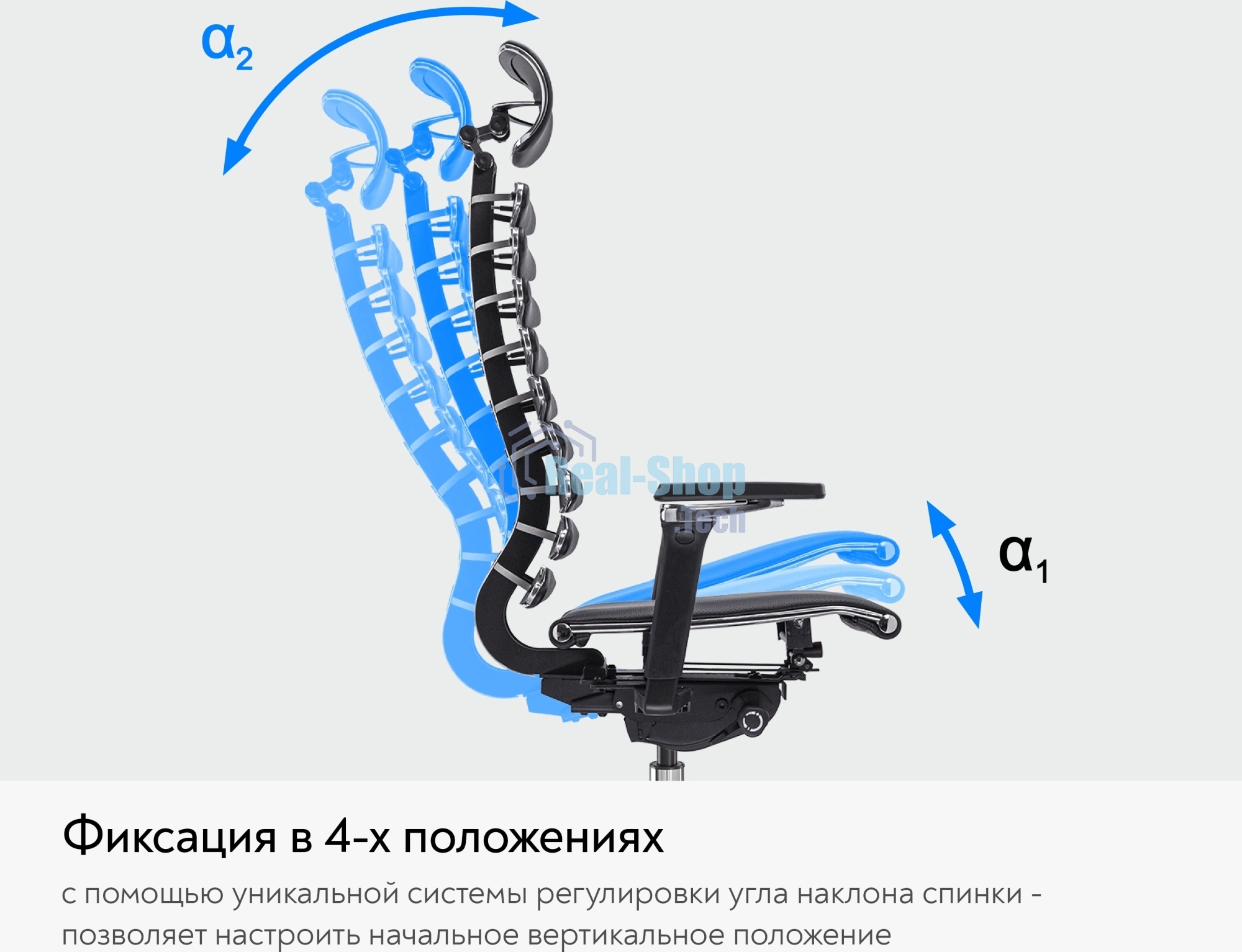 Кресло руководителя эргономичное Метта Equalizer L2-47D черный сиденье черный экокожа с подголов. крестов.5-луч. металл хром
