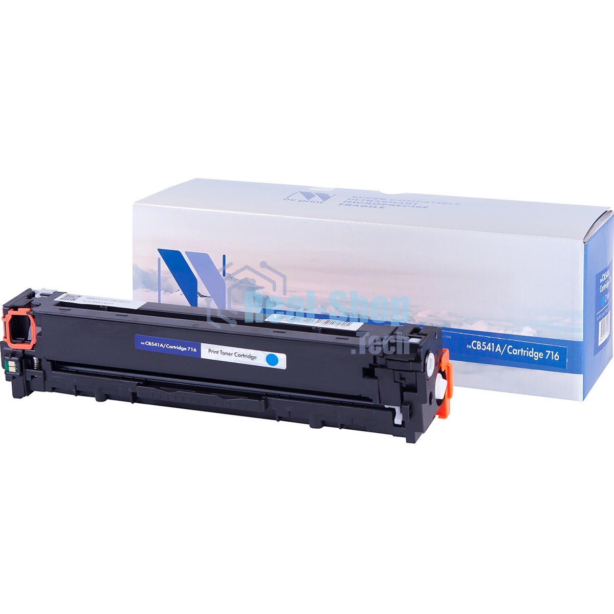 Картридж лазерный NVPrint совместимый HP CB541A/Canon 716 Cyan для LJ Color CP1215/1515/1518/(1400k)