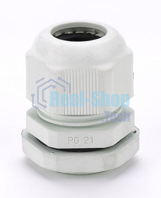 Кабельный ввод типа PG 21 диаметр кабеля 13-18мм Кабельный ввод типа PG 21 диаметр кабеля 13-18мм