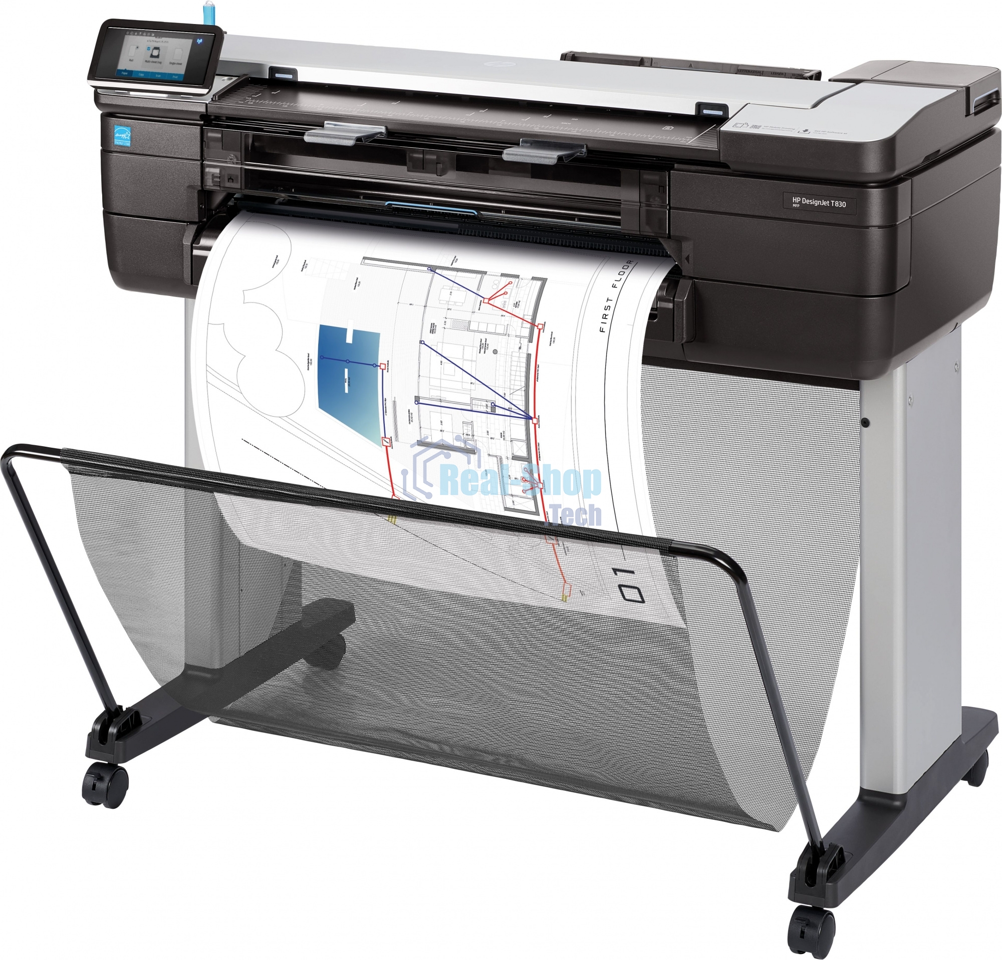 Плоттер струйный HP DesignJet T830 MFP (F9A28D), A1, 24