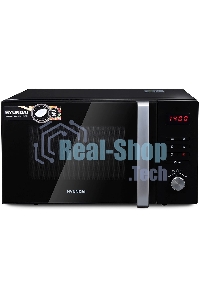 Микроволновая печь Hyundai HYM-M2062 черный, 23 л, 800 Вт, переключатели - поворотный механизм/кнопки