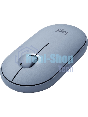 Мышь беспроводная Logitech Pebble M350 серый, 1000 dpi, радиоканал, Bluetooth, USB, кнопки - 3