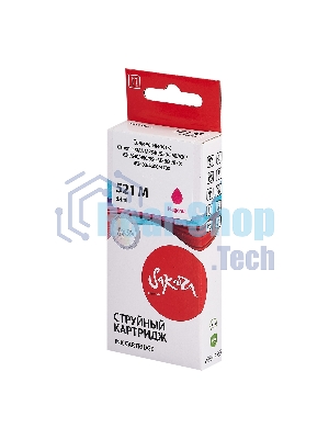 Картридж струйный Sakura 2935B004 (521 M) для Canon, пурпурный, 8,4 мл., 530 к.
