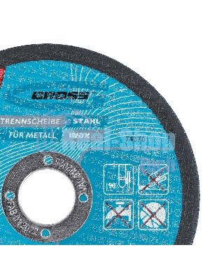 Круг отрезной по металлу Gross 74370 125 х 1,6 х 22,2 мм