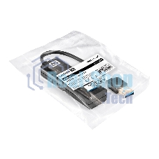 USB-концентратор 4-в-1 ExeGate DUB-4TP (кабель-адаптер USB3.0 --> 4xUSB3.0, Plug&Play, черный)