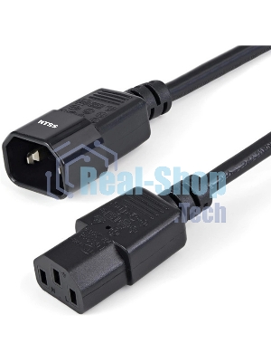 Шнур питания NTSS NTSS-PC13143 C13-С14 проводник.:3x1мм2 1м 220/250В 10А черный