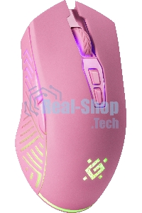 Мышь беспроводная Defender Pandora GM-502 розовый, 3200 dpi, радиоканал, USB, кнопки - 7