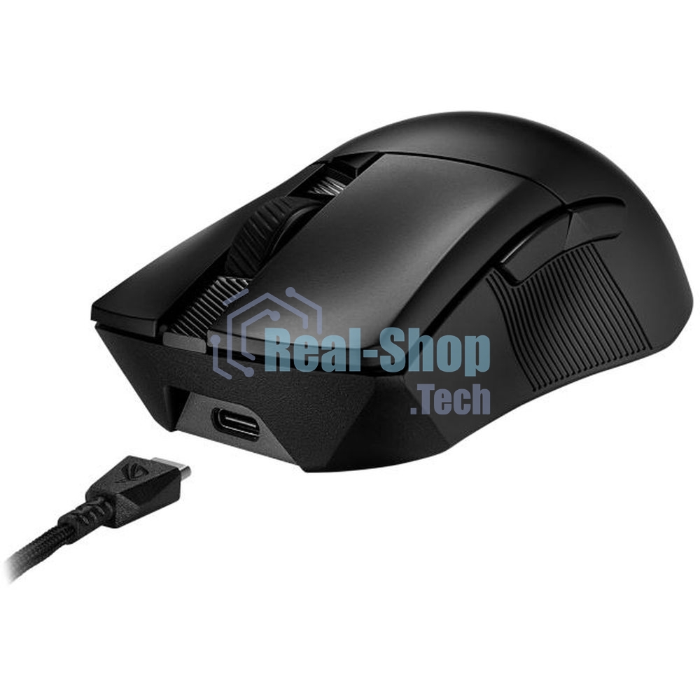 Мышь беспроводная/проводная ASUS P711 ROG Gladius III черный, 36000 dpi, радиоканал, Bluetooth, USB, кнопки - 6