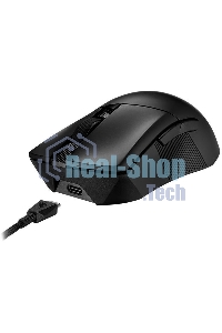 Мышь беспроводная/проводная ASUS P711 ROG Gladius III черный, 36000 dpi, радиоканал, Bluetooth, USB, кнопки - 6
