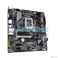 Материнская плата Gigabyte B760M DS3H GEN5 Soc-1700 Intel B760 4xDDR5 mATX AC`97 8ch(7.1) 2.5Gg RAID+VGA+HDMI+DP
