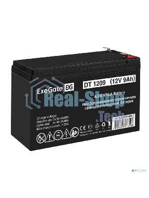 Аккумуляторная батарея ExeGate DT 1209 (12V 9Ah, клеммы F1)
