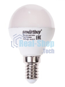 Светодиодная (LED) лампа Smartbuy-P45-07W/3000/E14