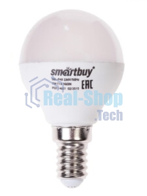 Светодиодная (LED) лампа Smartbuy-P45-07W/3000/E14