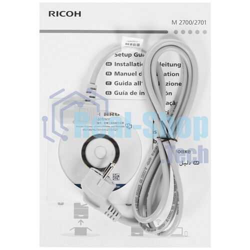 МФУ лазерное Ricoh M 2701 (418118), A3, ч/б, печ. до 27 стр/мин. (А4) до 15 стр/мин. (А3), скан. до 18 стр/мин. (ч/б) 6 стр/мин. (цвет), 600 x 600 dpi, Ethernet, USB